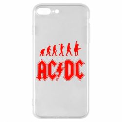 Чехол для iPhone 8 Plus Эволюция AC/DC