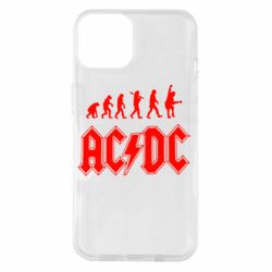 Чехол для iPhone 14 Эволюция AC\DC - PrintSalon