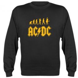 Cвитшот Эволюция AC/DC-PrintSalon Cвитшот Эволюция AC/DC