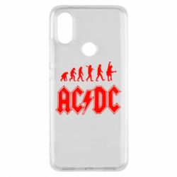 Чехол для Xiaomi Mi A2 Эволюция AC/DC - PrintSalon