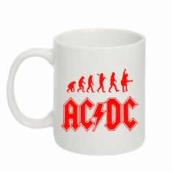 Чашка 320ml Эволюция AC/DC - PrintSalon