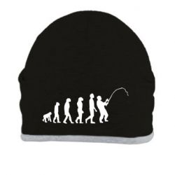 Шапка Эволюция рыбака - PrintSalon