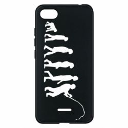 Чехол для Xiaomi Redmi 6A Эволюция рыбака - PrintSalon