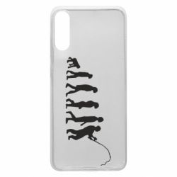 Чехол для Samsung A70 Эволюция рыбака - PrintSalon
