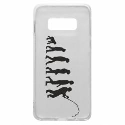 Чехол для Samsung S10e Эволюция рыбака - PrintSalon