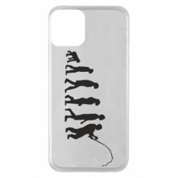 Чехол для iPhone 11 Эволюция рыбака - PrintSalon