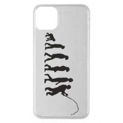 Чехол для iPhone 11 Pro Max Эволюция рыбака
