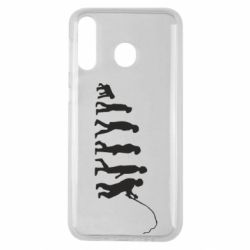Чехол для Samsung M30 Эволюция рыбака - PrintSalon