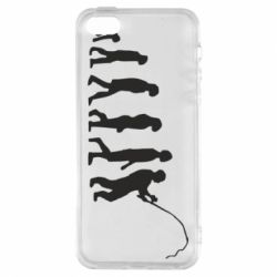 Чехол для iPhone5/5S/SE Эволюция рыбака - PrintSalon