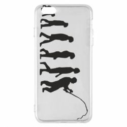 Чехол для iPhone 6 Plus/6S Plus Эволюция рыбака - PrintSalon