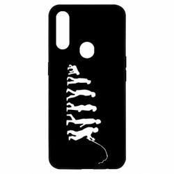 Чехол для Oppo A31 Эволюция рыбака - PrintSalon