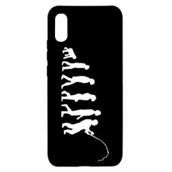 Чехол для Xiaomi Redmi 9a Эволюция рыбака - PrintSalon