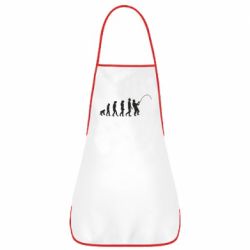 Фартук Эволюция рыбака - PrintSalon