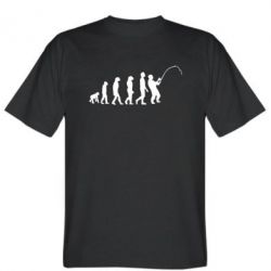 Мужская футболка Stedman Эволюция рыбака - PrintSalon