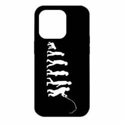 Чехол для iPhone 14 Pro Эволюция рыбака - PrintSalon