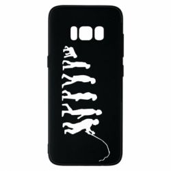 Чехол для Samsung S8 Эволюция рыбака - PrintSalon