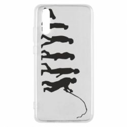 Чехол для Huawei P20 Эволюция рыбака - PrintSalon