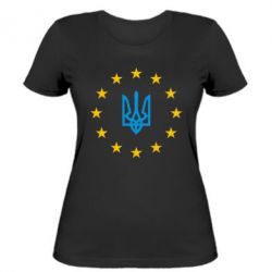 Женская футболка ЕвроУкраїна - PrintSalon