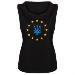 Женская майка ЕвроУкраїна - PrintSalon
