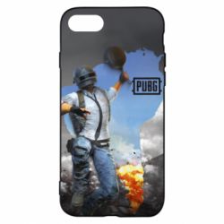 Чехол для iPhone 7 Explosion and frying pan