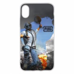 Чохол для iPhone X/Xs Explosion and frying pan - PrintSalon