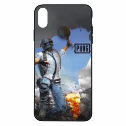 Чохол для iPhone Xs Max Explosion and frying pan - PrintSalon