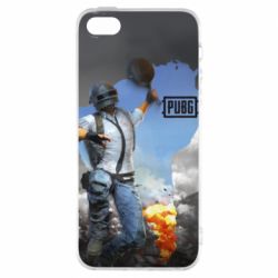 Чохол для iphone 5/5S/SE Explosion and frying pan - PrintSalon