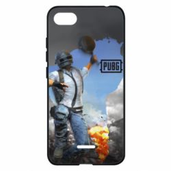 Чехол для Xiaomi Redmi 6A Explosion and frying pan