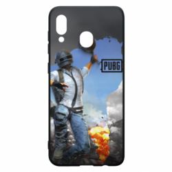 Чохол для Samsung A30 Explosion and frying pan - PrintSalon