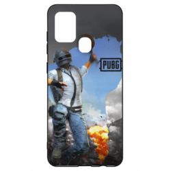 Чохол для Samsung A21s Explosion and frying pan - PrintSalon