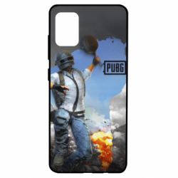 Чохол для Samsung A51 Explosion and frying pan - PrintSalon