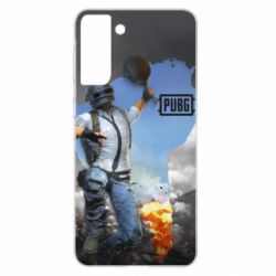 Чохол для Samsung S21+ Explosion and frying pan - PrintSalon