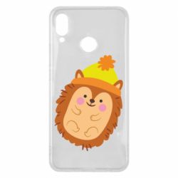 Чехол для Huawei P Smart Plus 2018 Ежик в шапочке - PrintSalon