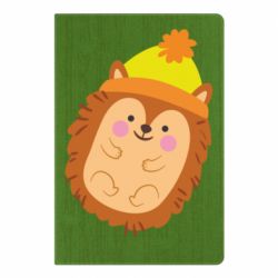 Блокнот с принто Ежик в шапочке - PrintSalon