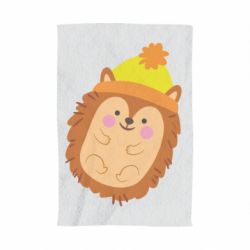 Полотенце с принтом Ежик в шапочке - PrintSalon