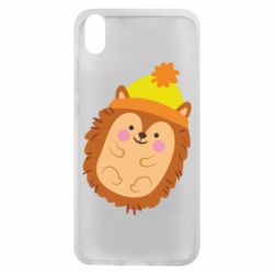 Чехол для Xiaomi Redmi 7A Ежик в шапочке - PrintSalon