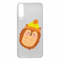 Чехол для Samsung A70 Ежик в шапочке - PrintSalon