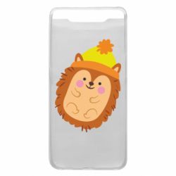 Чехол для Samsung A80 Ежик в шапочке - PrintSalon