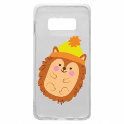 Чехол для Samsung S10e Ежик в шапочке - PrintSalon