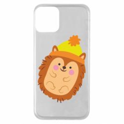 Чехол для iPhone 11 Ежик в шапочке - PrintSalon