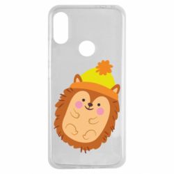 Чехол для Xiaomi Redmi Note 7 Ежик в шапочке - PrintSalon