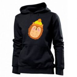 Женское худи Ежик в шапочке - PrintSalon