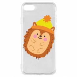 Чехол для iPhone SE 2020 Ежик в шапочке - PrintSalon