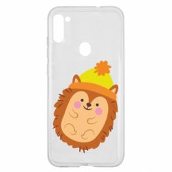 Чехол для Samsung A11/M11 Ежик в шапочке - PrintSalon