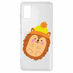 Чехол для Samsung A41 Ежик в шапочке - PrintSalon