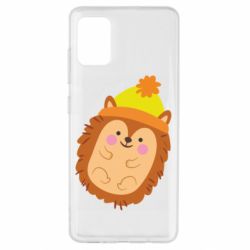 Чехол для Samsung A51 Ежик в шапочке - PrintSalon