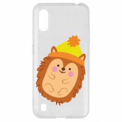 Чехол для Samsung A01/M01 Ежик в шапочке