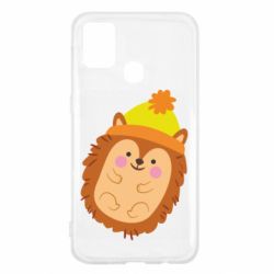 Чехол для Samsung M31 Ежик в шапочке - PrintSalon