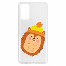Чехол для Samsung S20 FE Ежик в шапочке - PrintSalon