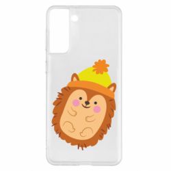 Чехол для Samsung S21+ Ежик в шапочке - PrintSalon